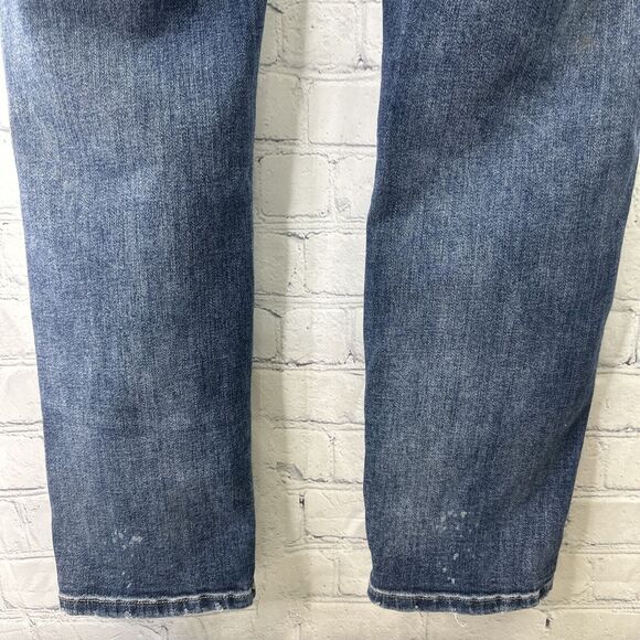 Judy Blue Jeans Womens 11/30 Blue Boyfriend Fit Distressed Stretch Mid Rise - Picture 7 of 13